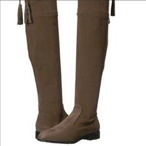 Marc Fisher Olympia OTK boots tassel lace 6